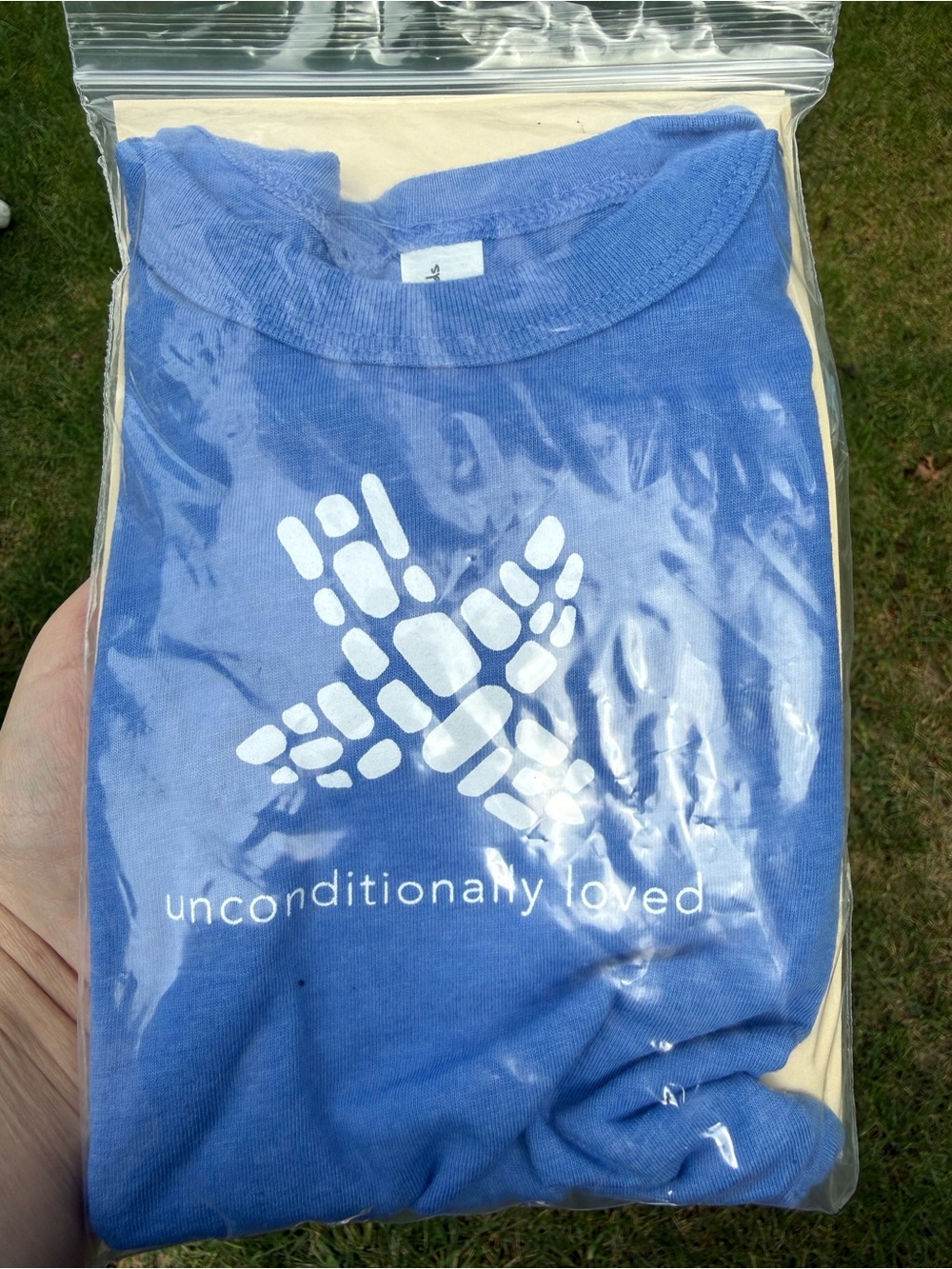 NWT Unconditionally Loved 6-12 month onesie